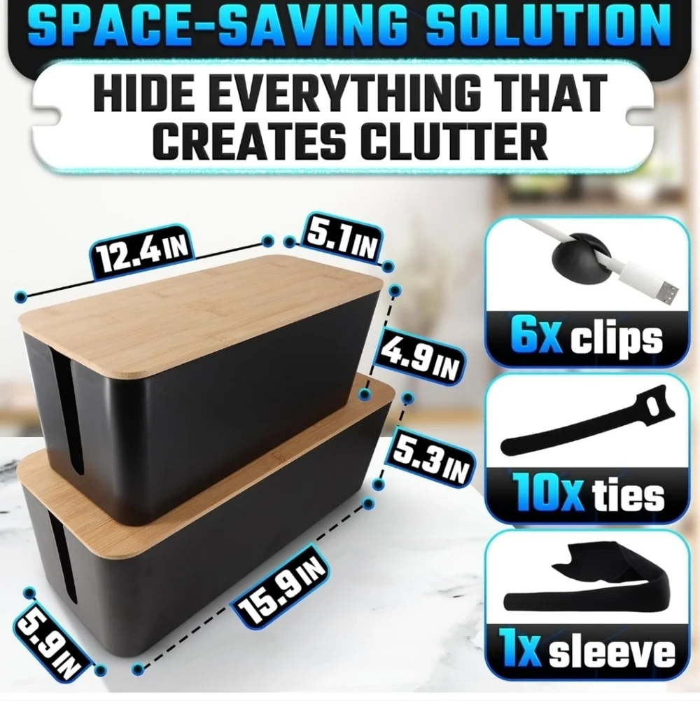 2 Cord Organizer Box